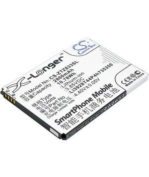 3.85V 2.8Ah Li-ion battery for ZTE Avid Trio