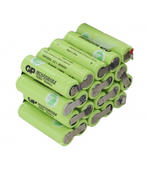 Batterie interne 24V 1.7Ah nimh pour chaise Borringia Flex-Lift, Rise I, II, III (12A94/12B22) (12A