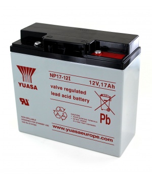 Batería de plomo Yuasa 12V 17Ah NP17-12