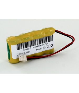 4.8V 600mAh batería tipo Central 90 2005 SURTEC RESIDENCIA R3