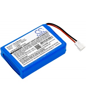 Battery 7.4V 1Ah Li-ion for ticket CTMS Eurodetector