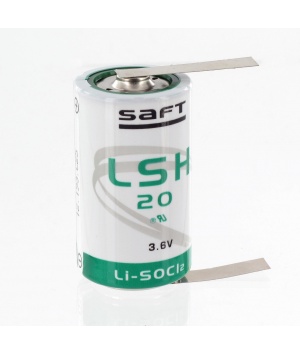 Batteria al litio 3, 6V D LSH20 13Ah con cialde CLG