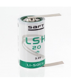 Pile lithium 3,6V 13Ah D avec cosses CNR (LSH20CNR)