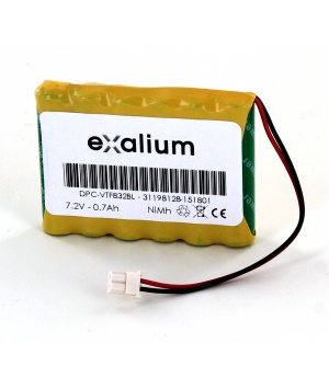 7.2V 0.7Ah Ni-MH battery for VeriFone Nurit 3020