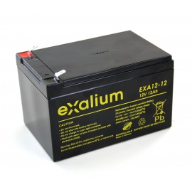 Batterie Plomb 12V 12Ah EXALIUM (151X98X98) F2 (EXA12-12) 