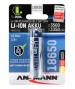 Accu Li-Ion 3.6V 3.5Ah 18650 con protección circuito