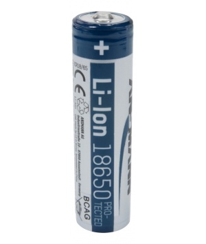 Accu Li-Ion 3.6V 3.5Ah 18650 avec protection (1307-0001)
