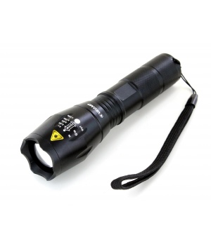LED-Taschenlampe 10W 3xAAA Zoom x2000