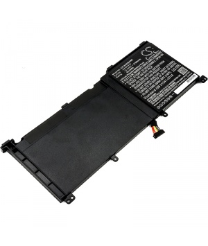 15.2V 3.7Ah Li-Po batterie für Asus N501JW-1A