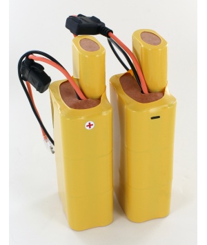 Kit 2 x Batteries 12V 6Ah pour Monte Escalier Bison 50