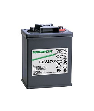 Batterie Plomb 2V 270Ah Exide (208X135X282) (L2V270) 