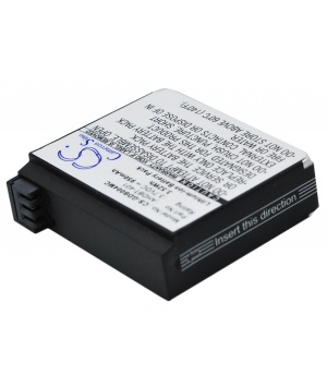 3.7V 0.95Ah Li-ion battery for Gopro Hero 4