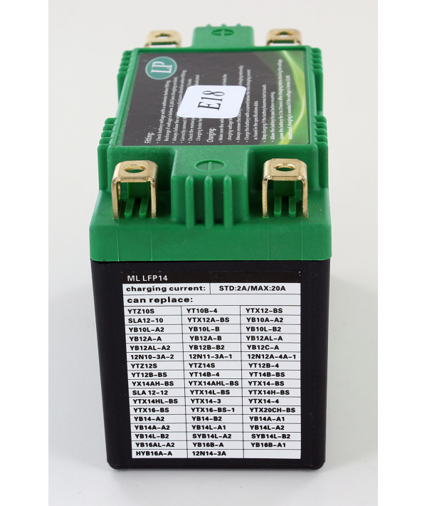 Moto batteria Li - Ion 12V 14Ah LFP14 Ultra luce 48Wh esente da manutenzione