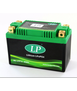 Batterie Moto Li-Ion 12V 14Ah LFP14 sans entretien Ultra légère 48Wh, YTZ10S