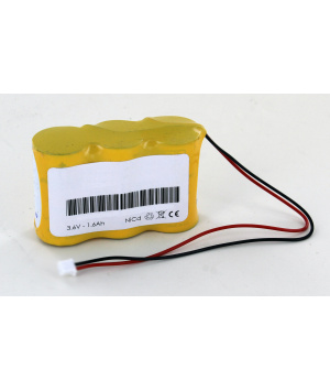 Battery 3.6V NiCd for detector FERRAZ cabletroll 3600 1.6Ah