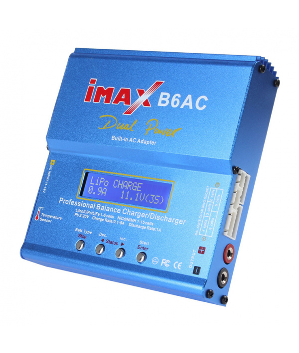 Chargeur Batterie LIPO, LI-ION, NIMH, NICD, PLOMB IMAX B6 AC 80W Nouvelle  Version