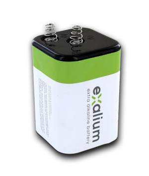 Alkalische Batterie 6V 4LR25 Exalium