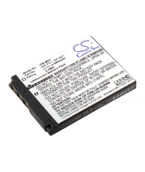 3.7V 0.68Ah Li-ion batterie für Sony Cyber-shot DSC-G3