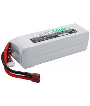 14.8 v 5Ah 74Wh T-spina 4S1P LiPo batteria