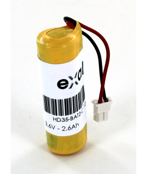 Pile 3.6V AA Lithium pour enregistreur Delta Ohm HD35