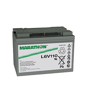 Batterie Plomb 6V 112Ah Marathon L6V110 AGM