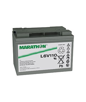 6V 112Ah maratona L6V110 AGM batteria piombo