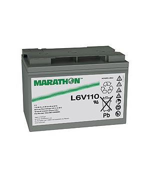 Batterie Plomb 6V 110Ah Exide (272X166X190) (L6V110) 