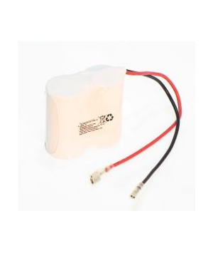 Batterie 2.4V 4.2Ah NiCd 2VnTD Cote cote Fils Faston