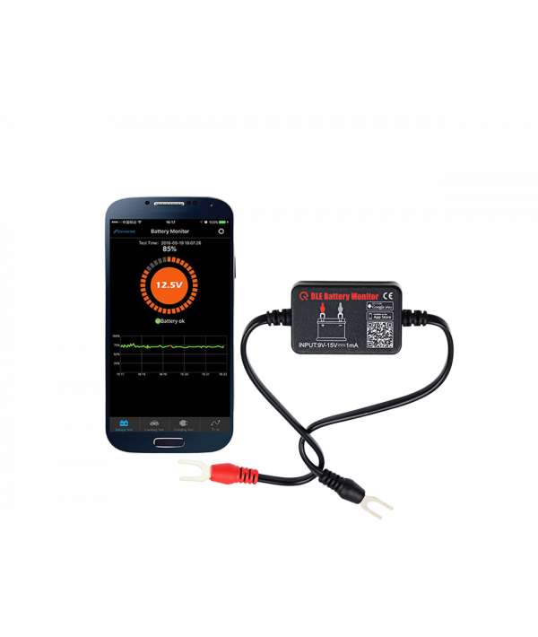 Bluetooth-Monitor für Anlasser, Auto, Motorrad, LKW, Boot-Batterie
