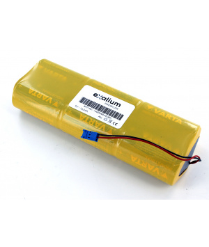 Batterie 9V kompatibel 6LR20 WILPA1401 Wecker Elkron, Surtec, Noxalarme 