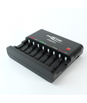Ladegerät Batterie 8 x AA, AAA + USB Ansmann Powerline 8