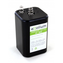 Battery 6V 4R25 Exalium spring contact Saline