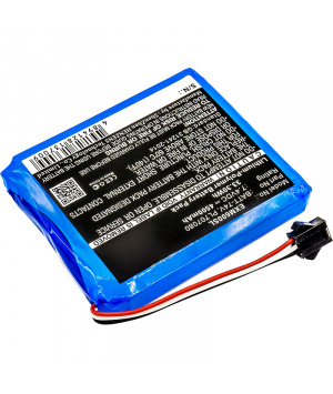 Batería 7.4V 4.5Ah Lipo BATT-74V para osciloscopio EXTECH MS6000