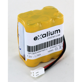 Batterie 7.2V 1.7Ah NiMh type BT5750 pour Alarme AZPro