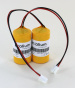 2 x batteries Lithium 3.6V 13Ah for sirène radio ATLS SIRYNX-RF, SIRUS-RF