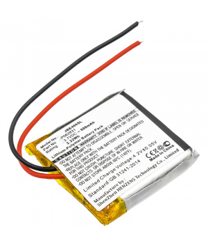 Batterie 3.7V 600mAh Lipo pour casque JBL Synchros S400BT (P062831)