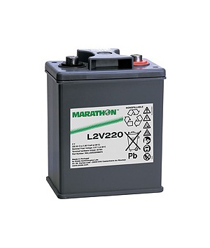 2V eficency maratona L2V220 AGM batteria piombo