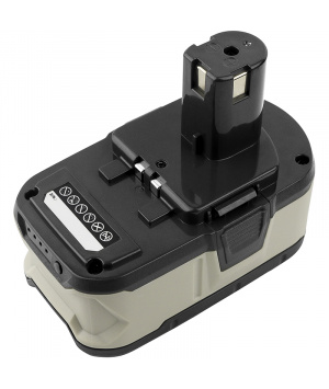 Batteria 18V 3Ah Li-Ion BPP-1820 per utensili Ryobi One +