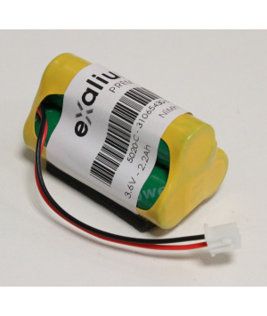 Batterie 3.6V 2.2Ah NiMh 5020 pour lampe Pansan (3/50AAJ1800) Batterie 3.6V 2.2Ah NiMh 5020 pour lampe Pansan (3/50AAJ1800)