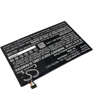 3.8V 9.5Ah Li-Polymer battery for HP K7X87AA