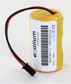 Batteria 3, 6V 13Ah litio tipo BAT80009 per allarme elkron