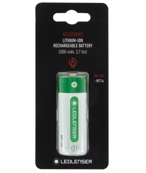 Batteria 3.7 v li-ion 26650 per torcia LedLenser MT14 5Ah