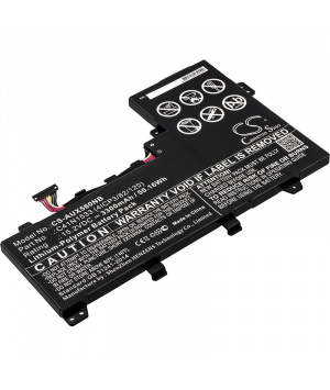 15.2V 3.3Ah LiPo C41N1533 Battery for Notebook ASUS Q534U