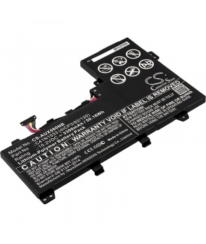 Batterie 15.2V 3.3Ah LiPo C41N1533 pour Notebook ASUS Q534U