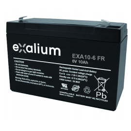 Batterie plomb 6V 10Ah V0 Exalium EXA10-6FR