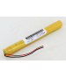 Saft 3.6V 800mAh FREAA800L3X1 BAES Cooper NiCd battery