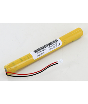 Batterie Saft 3.6V 800mAh NiCd FREAA800L3X1 BAES Cooper