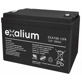 Batería 12V 100Ah V0 Exalium EXA100-12FR plomo