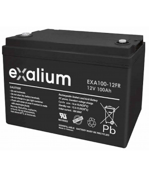 Batteria 12V 100Ah V0 Exalium EXA100-12FR condurre