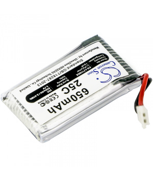 Batterie 3.7V 650mAh LiPo pour Drone Syma X5SW